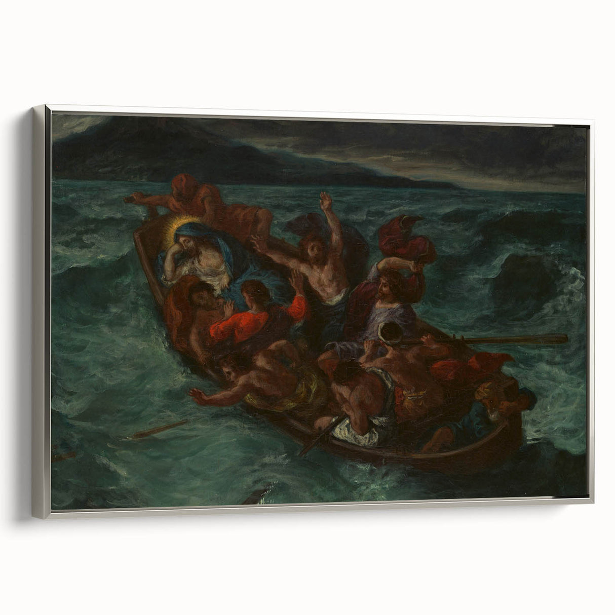 Romanticism Art: "Christ Asleep During the Tempest" by Delacroix