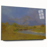 After Spring Rain Under the Tatras - Peaceful Landscape by László Mednyánszky