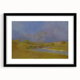 After Spring Rain Under the Tatras - Peaceful Landscape by László Mednyánszky