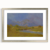 After Spring Rain Under the Tatras - Peaceful Landscape by László Mednyánszky