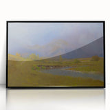 After Spring Rain Under the Tatras - Peaceful Landscape by László Mednyánszky