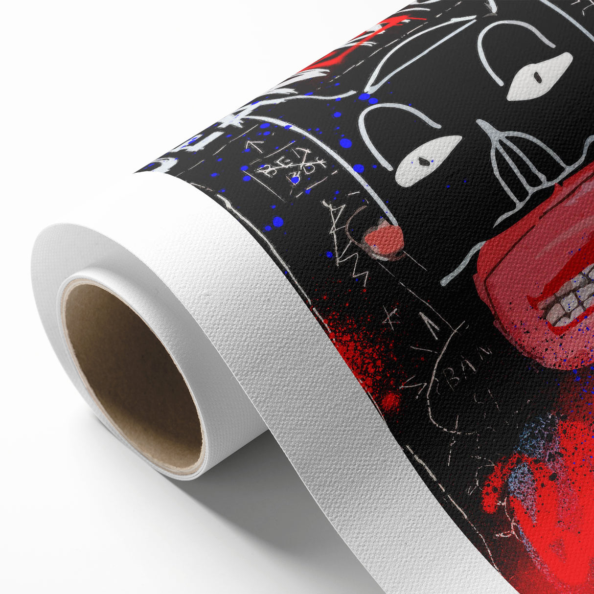Bold Pop Art Wall Art – Graffiti-Inspired Jean-Michel Basquiat Canvas