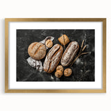 Rustic Artisan Bread - Bakery-Inspired Wall Art for Kitchen