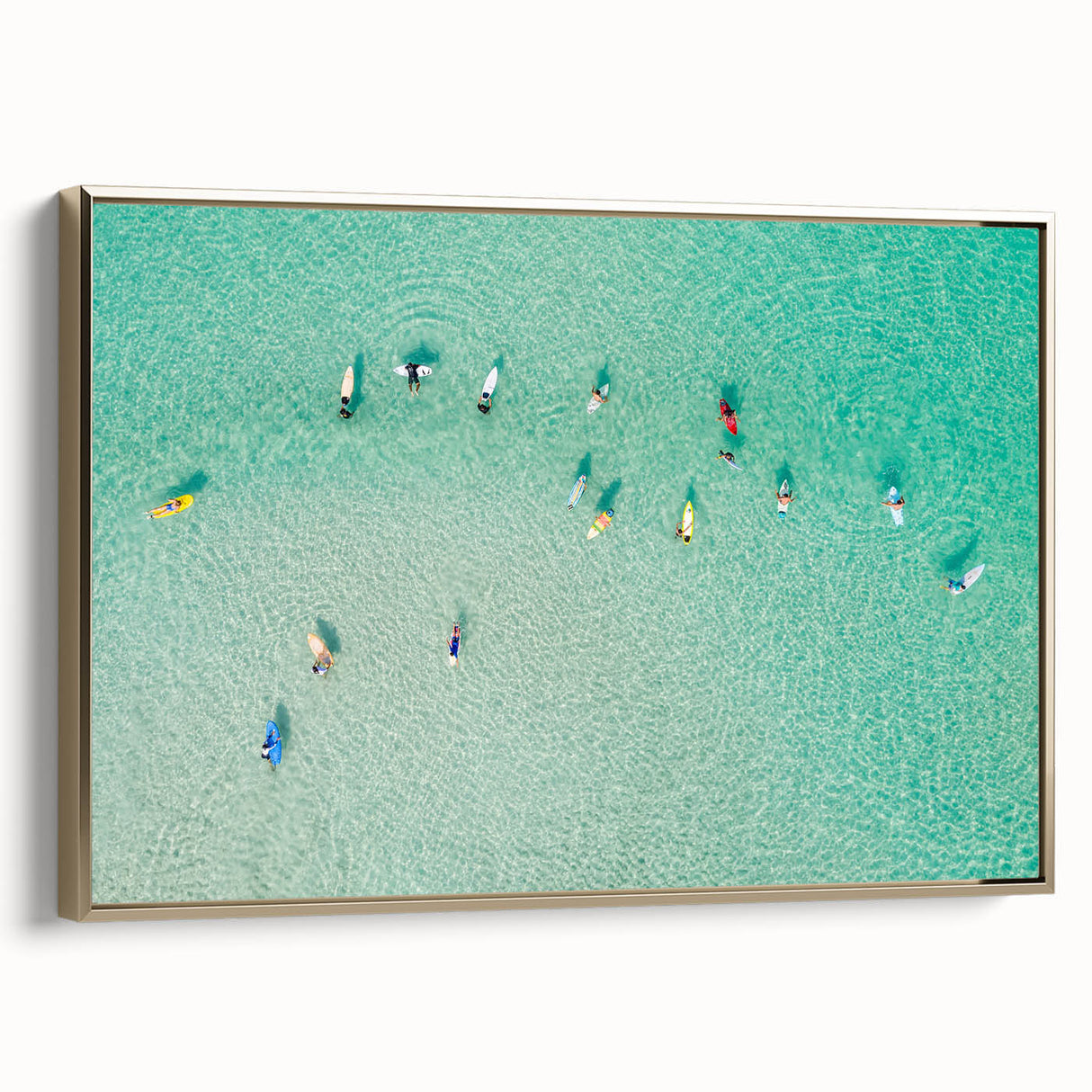 Framed canvas depicting a serene Malaysian landscape in muted gold and black tones, ideal for bedroom wall art.