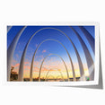 Extra large rolled print of Perth, Australia scenery in muted earth tones, ideal for art wall dining room.