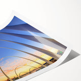 Extra large wall art featuring line art flowers in muted earth tones on rolled canvas, suitable for large living room decor.