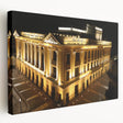 Large stretched canvas featuring a scenic view of El Salvador with lush greenery and a lake, ideal for kitchen wall art.