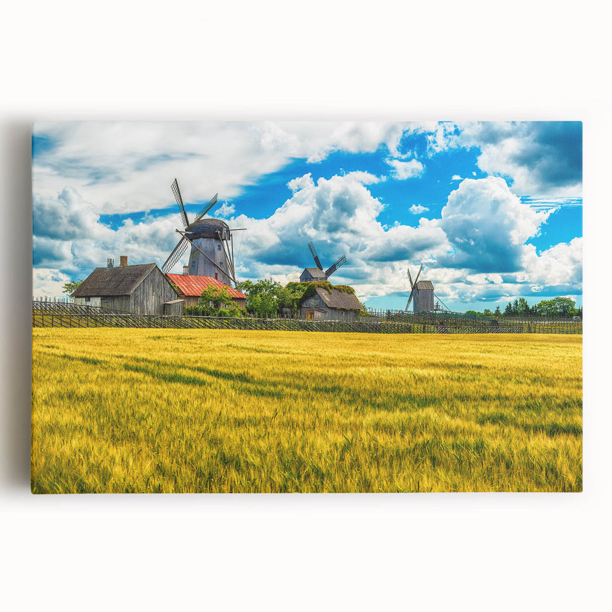 Black and white photograph of a European cityscape on stretched canvas, ideal for kitchen wall art or bedroom ambiance.