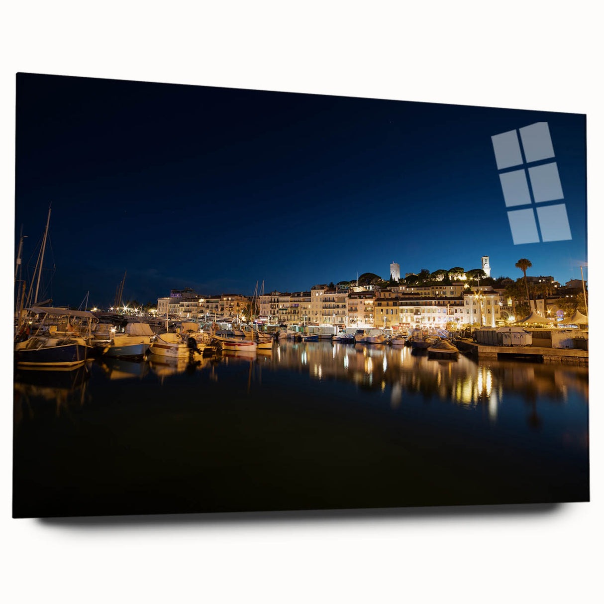 Acrylic print of Porto, Portugal with a panoramic view in vibrant colors, suitable for bedroom or dining room art.