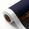 Art deco poster of Porto, Portugal scenery in muted pastel shades on rolled canvas, ideal for nursery wall art.