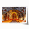 Extra large rolled print of Oaxaca, Mexico scenery with vibrant floral elements.