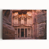 Black and white large art canvas of Middle Eastern Jordan scenery, ideal for kitchen wall art.