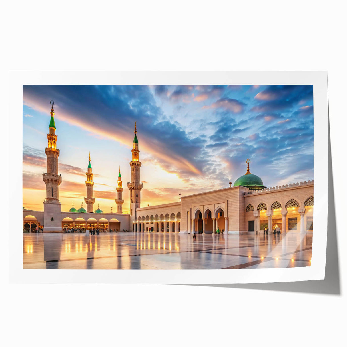 Extra large rolled print depicting a floral scene in muted earth tones, ideal for art wall dining room or classy bathroom.