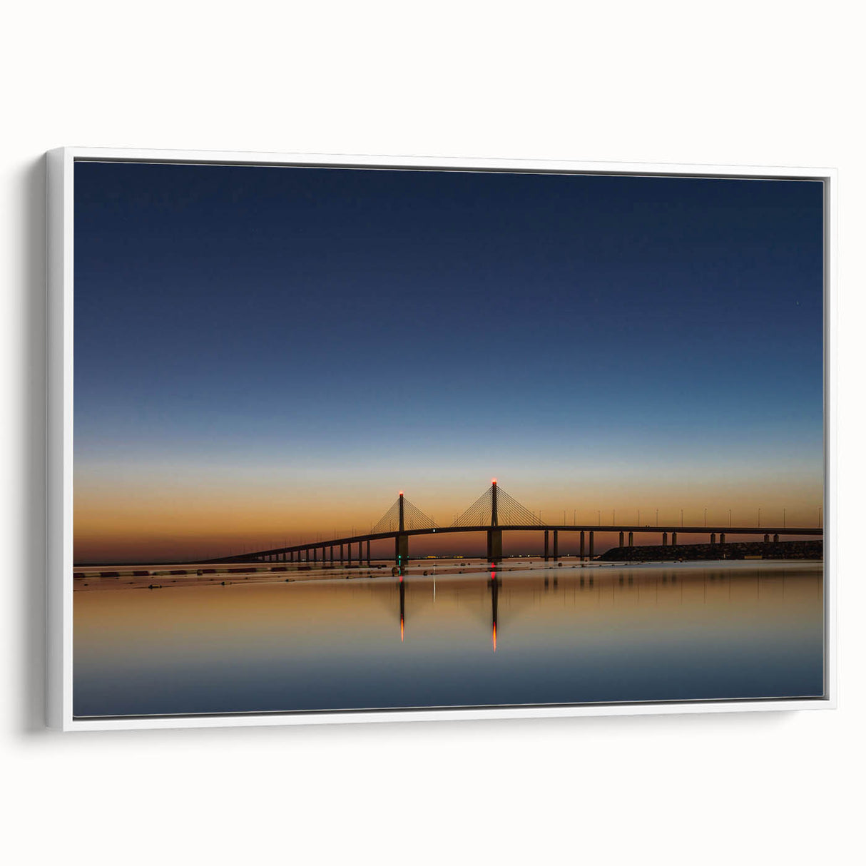 Vintage poster art of Abu Dhabi skyline in vibrant colors on a large framed canvas, suitable for living room decor.