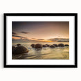 Extra large abstract art print of Otago, New Zealand, featuring vibrant colors and textured details on a black framed canvas.