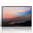 Large abstract wall art of Arkansas scenery in black and white tones, framed in acrylic, suitable for modern decor.
