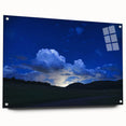 Acrylic print of Colorado Springs scenery in muted earth tones, suitable for bedroom or dining room decor.