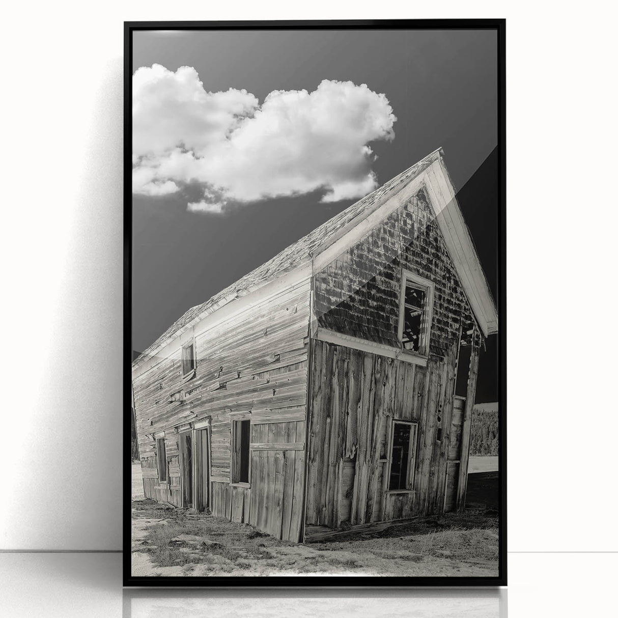 Large abstract wall art of an Idaho landscape in muted earth tones on a framed acrylic, ideal for modern living room decor.