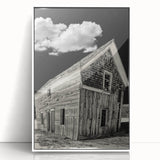 Modern art wall decor featuring a serene Idaho landscape in muted earth tones on a framed acrylic.