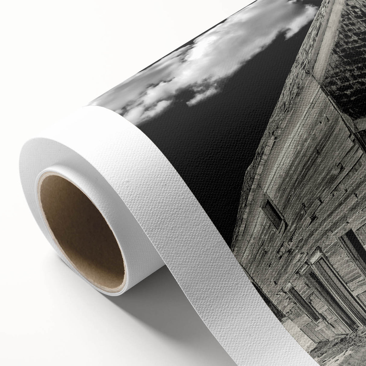 Art deco poster of Idaho scenery on rolled canvas, featuring muted earth tones, ideal for nursery wall art.