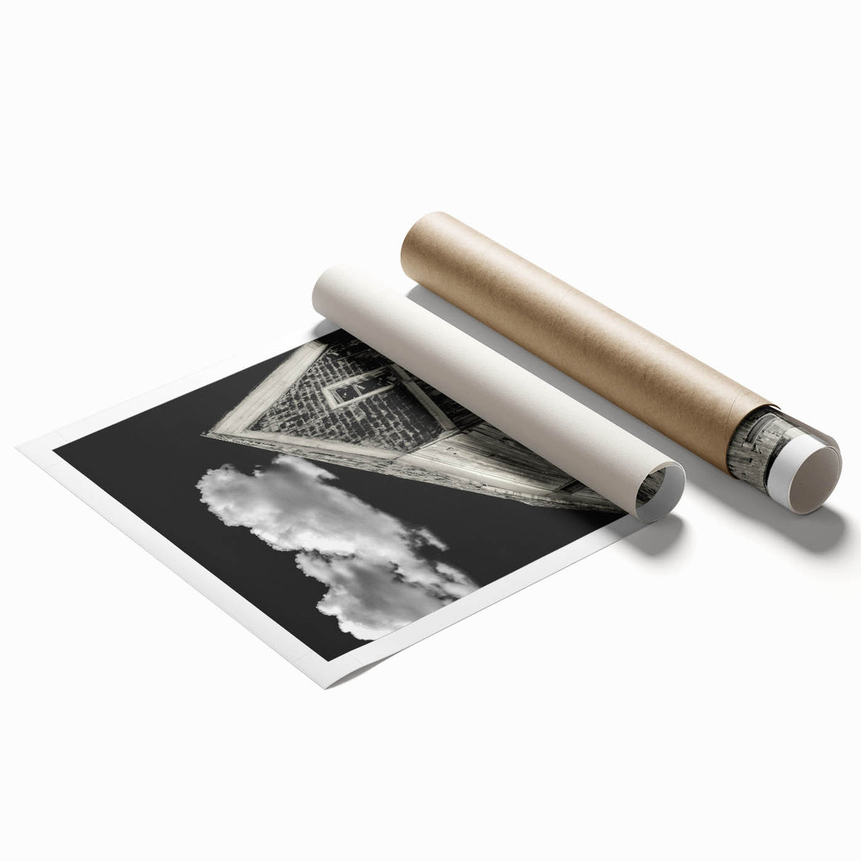 Extra large rolled print of Idaho scenery with vibrant floral elements, ideal for classy bathroom wall art.