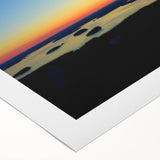 Art deco poster featuring a serene Acadia landscape on rolled canvas, suitable for dining room walls.