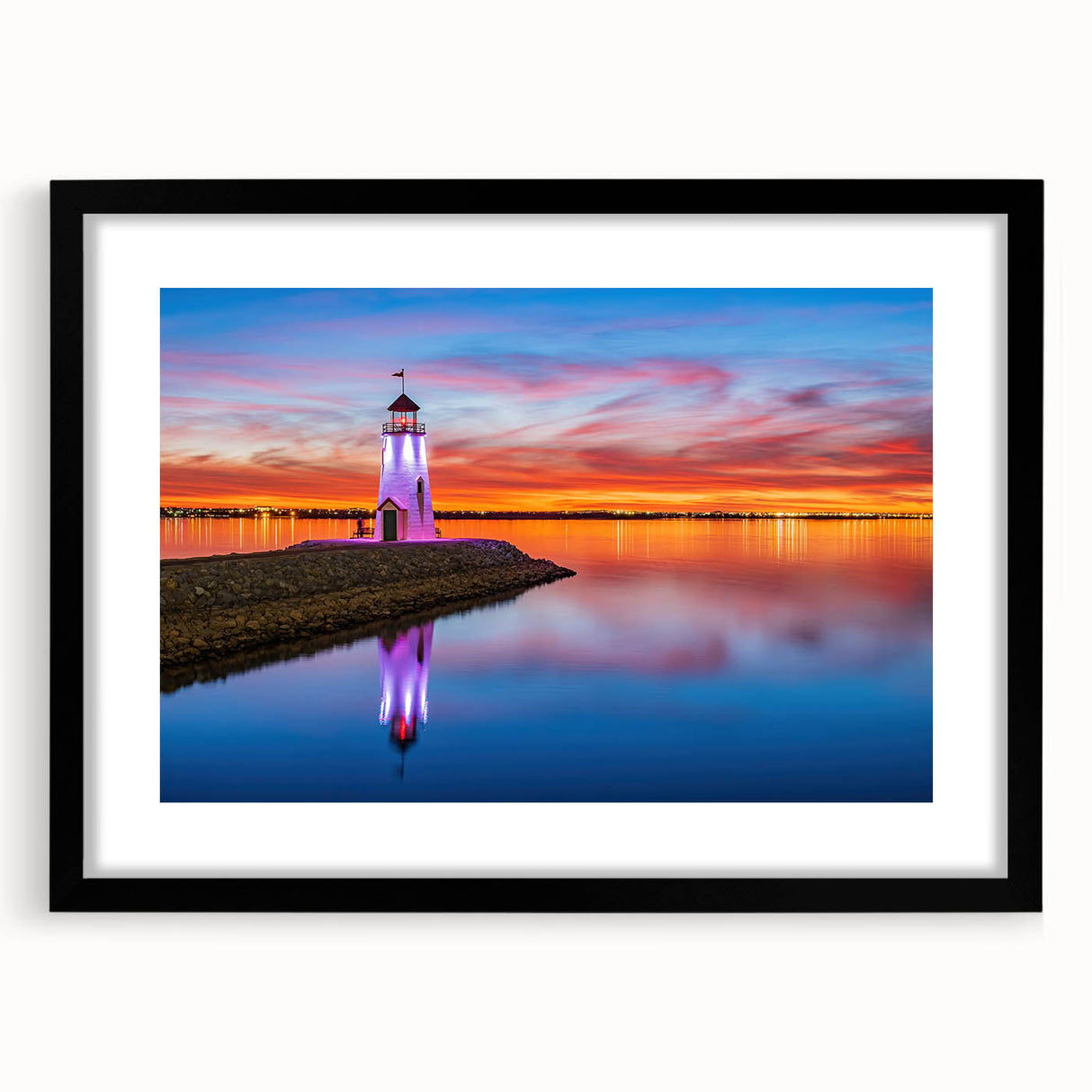 Extra large framed abstract art print of colorful, textured scenery, ideal for living room decor.