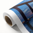 Art deco poster of Virginia scenery in soft pastel colors on rolled canvas, ideal for nursery wall art.