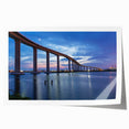 Extra large rolled print of Virginia scenery with vibrant green and blue tones, ideal for dining room wall art.