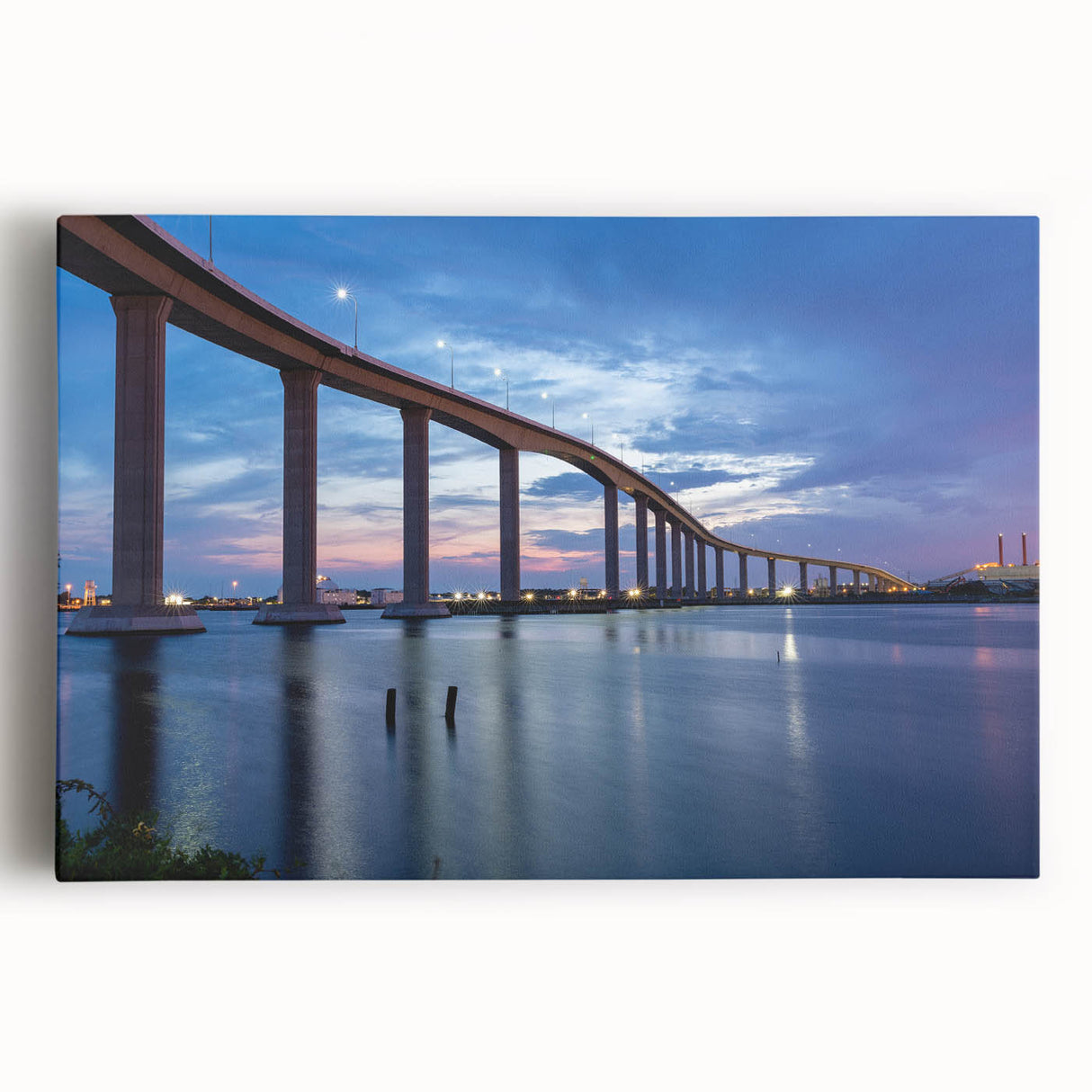 Large black and white stretched canvas featuring a scenic Virginia landscape, ideal for kitchen wall art.