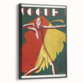 Vogue Canvas Art - Bold 1920s Art Deco Fashion Illustration Print