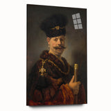 Baroque Art - Majestic Portrait with Ornate Details
