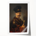 Baroque Art - Majestic Portrait with Ornate Details