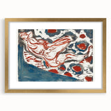 Ernst Ludwig Kirchner's Reclining Nude - Abstract Expressionist Print