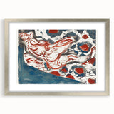 Ernst Ludwig Kirchner's Reclining Nude - Abstract Expressionist Print