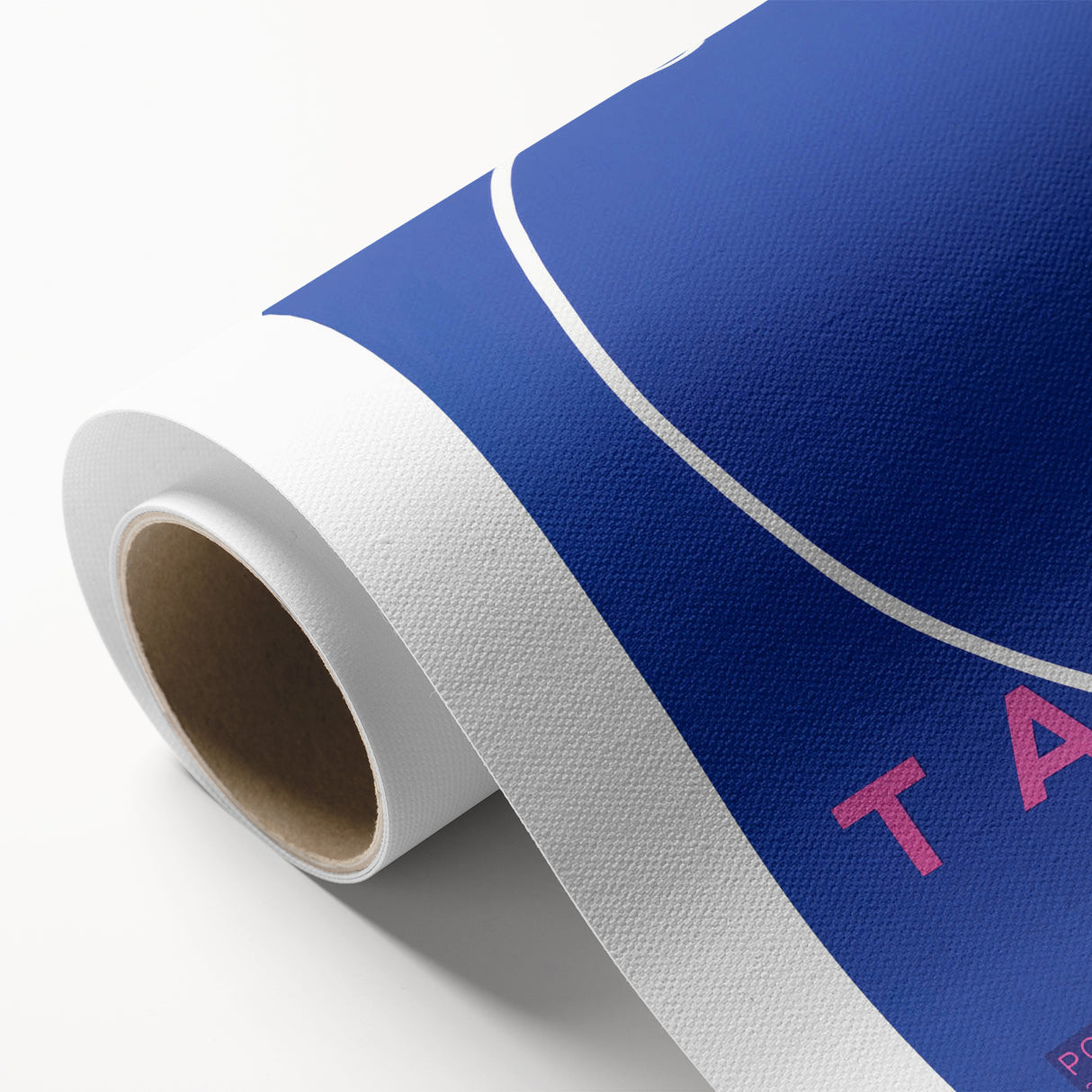 Minimalist Fish Outline - Modern Wall Art with Bold Blue Graphic Design