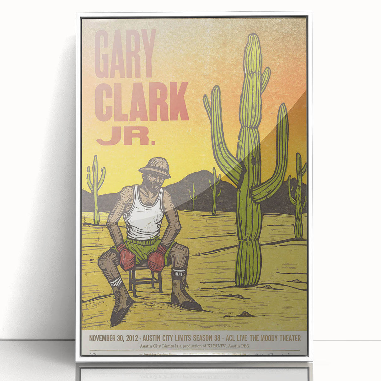Gary Clark Jr. Retro Wall Art - Vintage Austin City Limits Poster