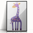 Whimsical Giraffe Print - Children's Wall Decor & Playroom Artwork