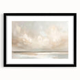 Abstract landscape wall art in a black frame with a white mat, showcasing vibrant colors and dynamic shapes, perfect for modern home decor.