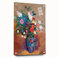 Vibrant Floral Bouquet - Modern Wall Art of Colorful Flower Arrangement