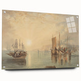 Romanticism Art - Sunrise at Margate - Classic Coastal Romantic Print