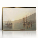 Romanticism Art - Sunrise at Margate - Classic Coastal Romantic Print