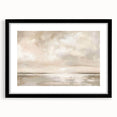 Minimalist Landscape Abstract Art - Soft Beige & Gray Canvas Decor