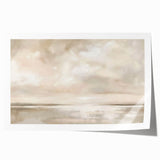 Abstract landscape wall art print showcasing vibrant colors and dynamic shapes, perfect for modern home decor. Rolled for easy shipping and display.