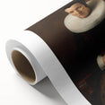 Elegant Baroque Portrait of a Woman with Book - Classic Art Print