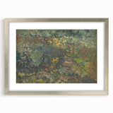 Expressionist Forest Scene - Vibrant Little Houses Wall Art