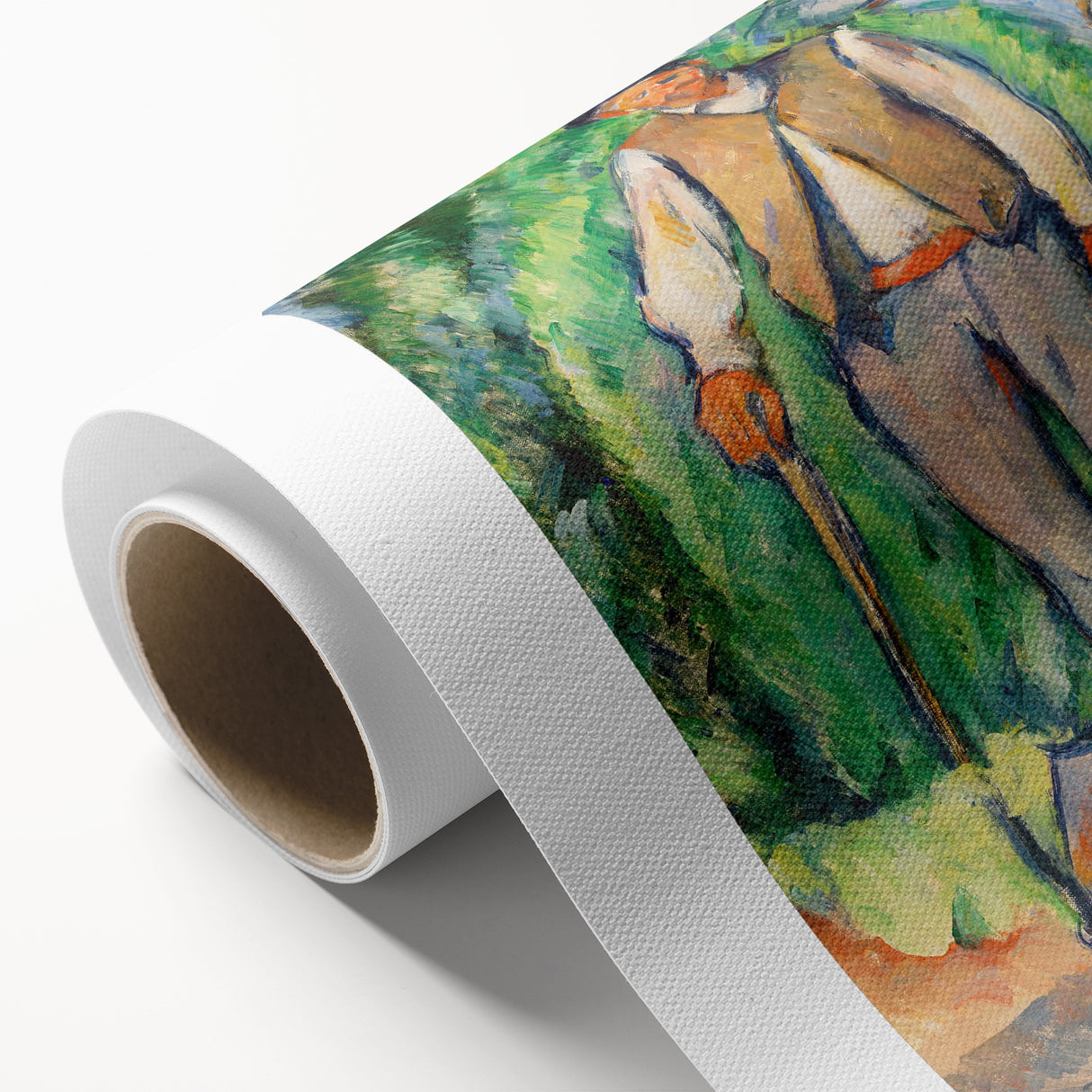Impressionism Wall Art - Portrait of a Gardener - Cezanne’s Vibrant Nature Scene