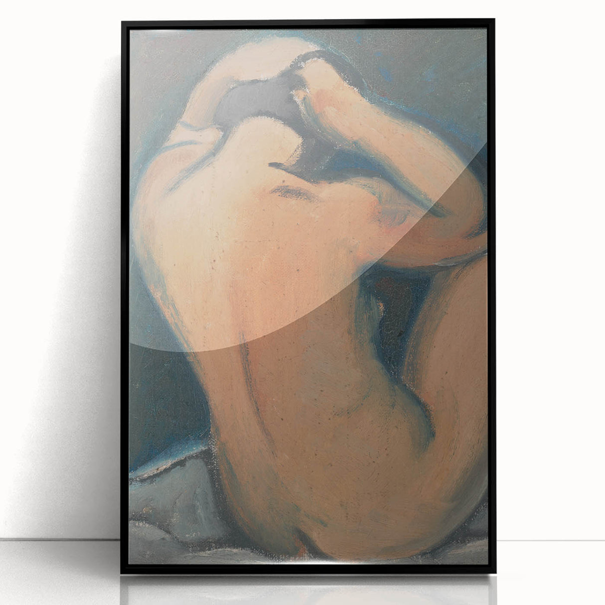 Elegant Nude Study - Modern Wall Art of Figurative Expression