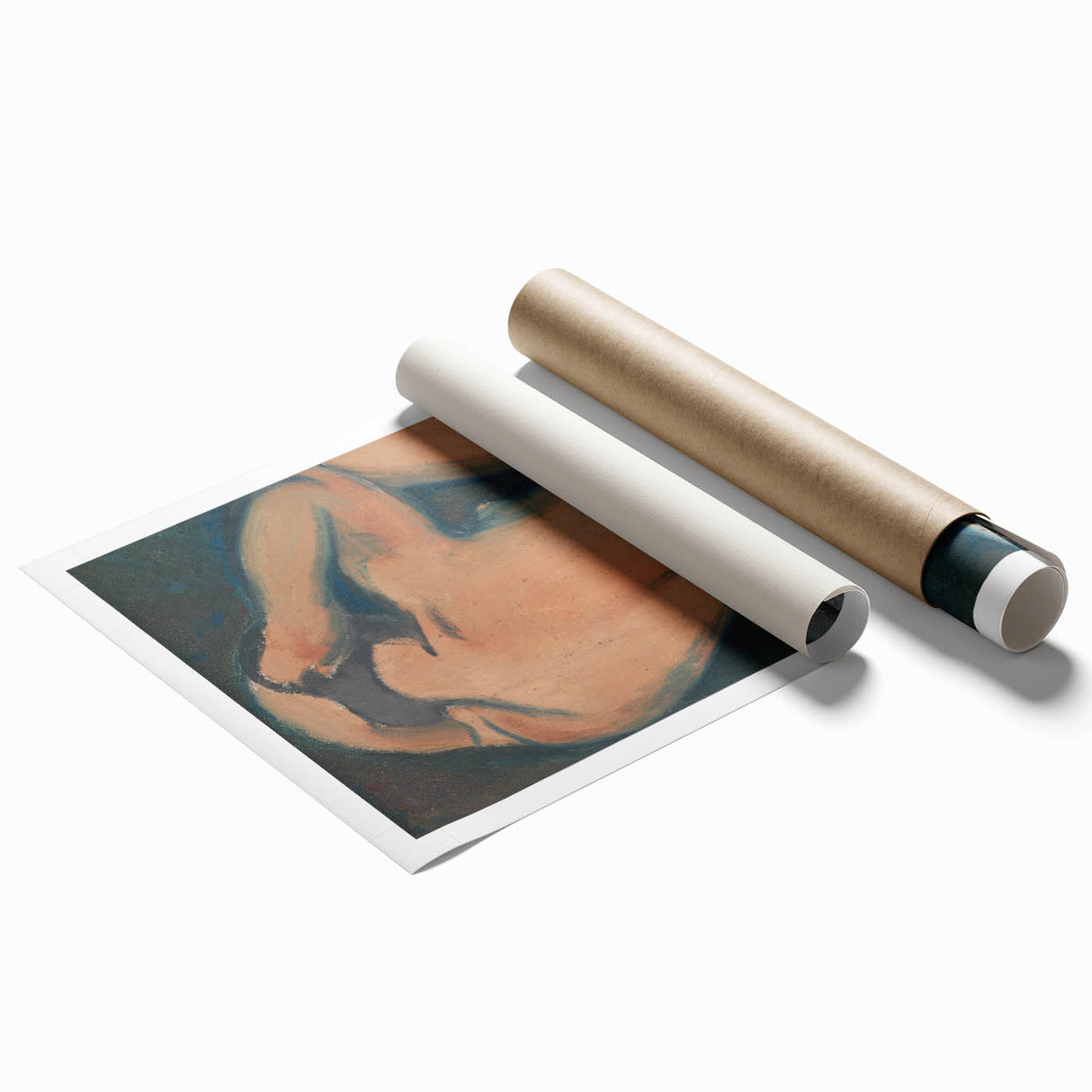 Elegant Nude Study - Modern Wall Art of Figurative Expression