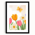 Floral Butterfly Nursery Art for Kids – Children's Wall Decor